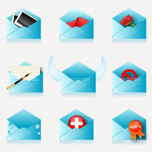 Envelope Icons Set